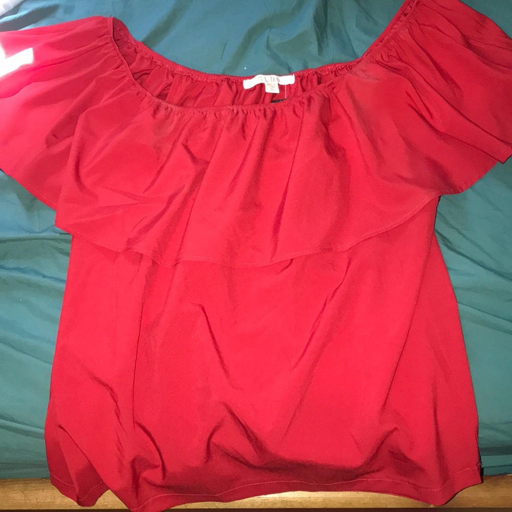 Sexy off the shoulder shirt